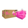 BeeSure Vibe Face Masks, Glamorous Pink (Pack of 50)