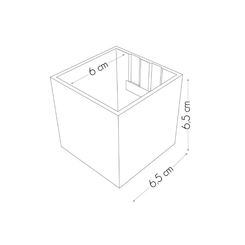KalaMitica - Set of 3 Magnetic Cubes 6.5 cm -