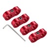 EVIL ENERGY Hose Separator Clamp, Fuel Line Mounting Clamp Aluminum