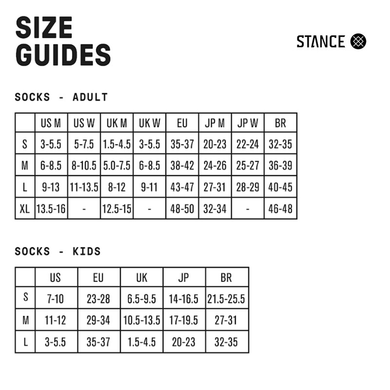 Stance Socks Icon Quarter 3 Pack Men's White (01001) L