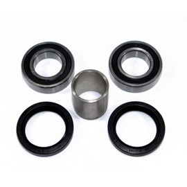 Compatible with Kawasaki Mule Front Axle/Suspension/Knuckle Wheel Bearings, Seals, & Spacer/Collar Kit - KAF620 / KAF590 / 2510/3010 / 4010