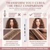 200 Piece Hair Perm Rods Set with Pintail Comb and