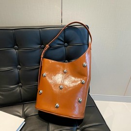 Hobo Bags for Women Studded Purse Y2k Purse Punk Bag Large Commuter Tote Purses for Women Trendy Winter Purses Shoulder Bag