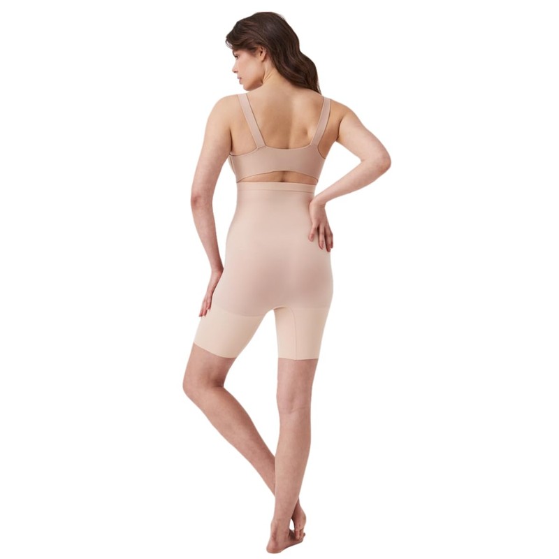 Spanx Women's Higher Power Short Waist Shapewear, Soft nude