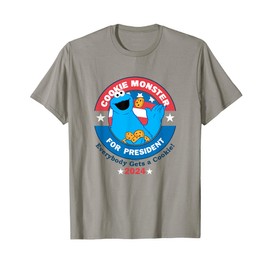 Sesame Street Cookie Monster for President T-Shirt