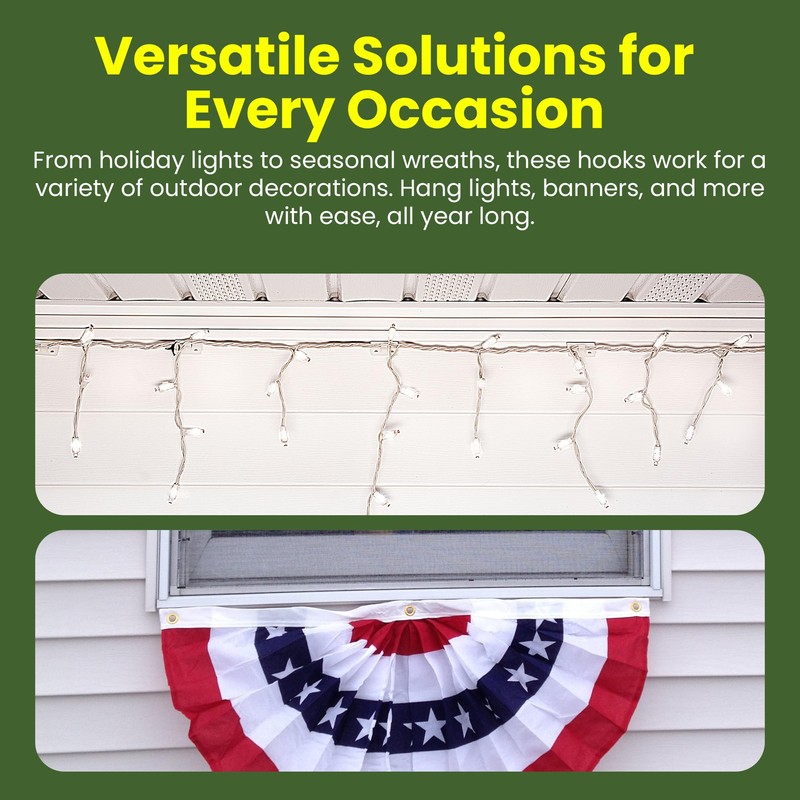 VZ HANG Vinyl Siding Hooks for Finish Trim - Outdoor