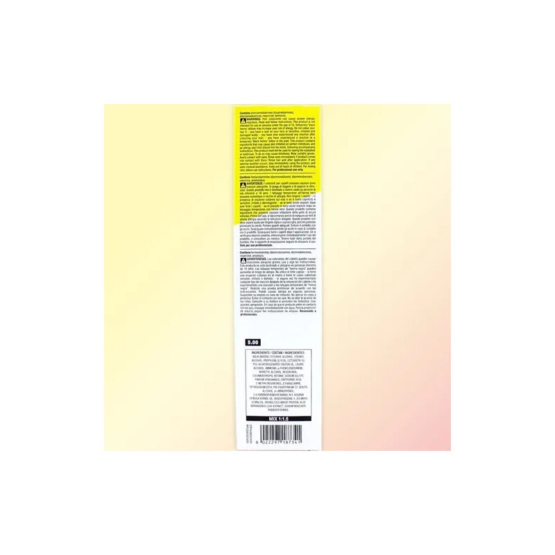 Tintes Permanente Alfaparf Yellow Color + Peroxide 20 Vol-6%