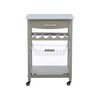 Linon Kitchen Island, Gray