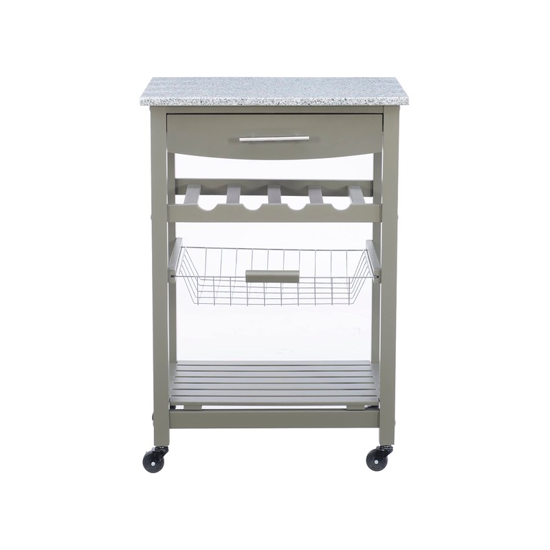 Linon Kitchen Island, Gray