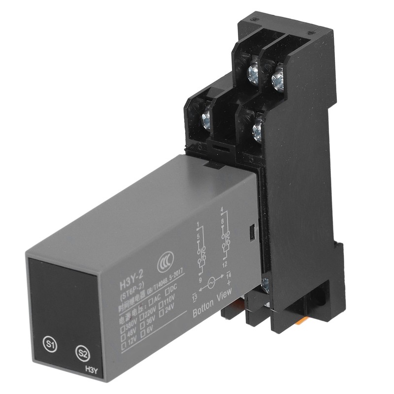 Delay Timer Relay 2 Way LCD Digital Display Electrical Multifunctional