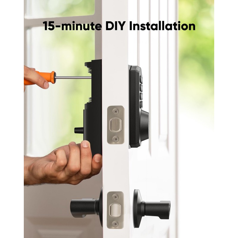 eufy Security Smart Lock C30, Keyless Entry Door Lock, Built-in