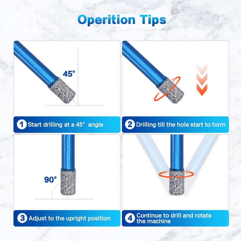 Diamond Core Drill Bit Set - BRSCHNITT Diamond Hole Saw