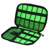 HARFINGTON Electronics Organizer 9.45" x 6.69" x 1.18" Double Layer