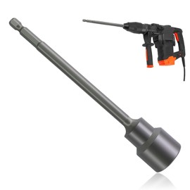 Stand Jack Extension Socker, 150mm Length, 19mm Magnetic Nut, Quick-Change Hex Shank, Caravan Corner Steady Drill Adaptor, Leg Winder Drill Attachment for Caravan