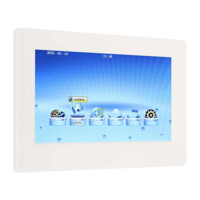 7 Inch White Digital Photo Frame HD Multifunctional Electronic Album