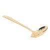 Soup Ladle Durable Brass Elegant Bright Gold Color Balanced Weight
