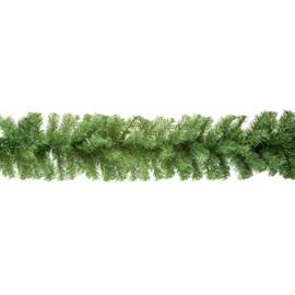 Shop4allsorts Christmas garland decoration - premier plain artificial tree garland - stair fireplace garland - christmas decoration - 270cm 2.7m x 20cm