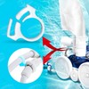 HENMI 6 PCS Sweep Hose Attachment Clamp Clasp Replacement Pool