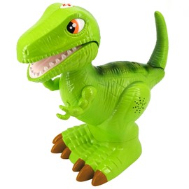 Kiddieland: Light N' Sound: Roar N' Go - T-Rex - Dinosaur Action Figure Toy, Forward Walking, Moving Tail, Light-Up Mouth, Kids & Toddlers Age 1 8mo+