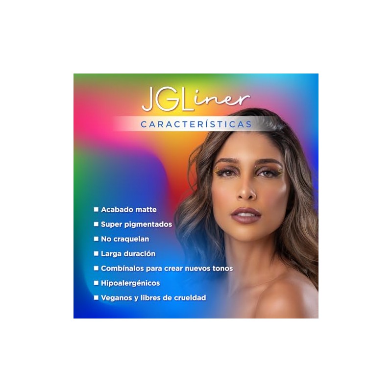 Colección 12 tonos de delineadores matte JGLiner
