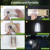 SELORSS Portable Inflatable Folding Outdoor Camping Light, IP66 Waterproof Standard