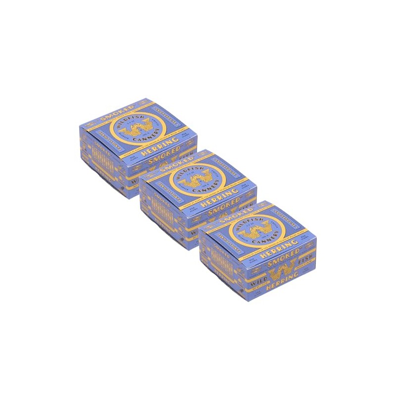 Wildfish Cannery Smoked Herring | 3 x 3.5oz Can