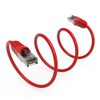 Cat5E Shielded Ethernet Patch Cable Red 100ft - Internet Cable