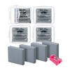 Mr. Pen- Kneaded Eraser, 4 pcs, Gray, Kneaded Erasers for