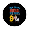 This Party Animal Just Turned 9 Kuh Themed Birthday Party