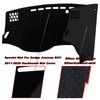 KEEGTBOX Dash Mat Cover Custom Interior Center Console Compatible with