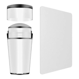 Beautybox Kit De Placa De Sellos Para Uñas, Estampador Y Raspador