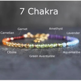 Unbranded 7 Chakra Healing Stone Bead Bracelet Yoga Balance Life Energy Natural Stone Gift