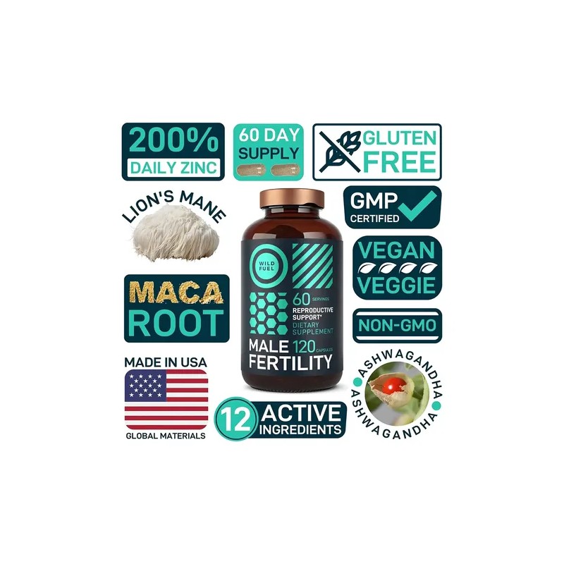 Suplemento De Fertilidad Masculina Vitaminas Prenatales Sabor S/n Sin Sabor