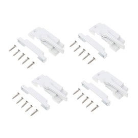 KONTONTY 4Pcs Window Sash Locks Sliding Window Latch Lock for Protection Durable Locks for Sliding Windows and Doors