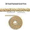 HedongHexi 10 Yard 3/8''(1cm) Twisted Trim Cord Rope,10mm Nylon Twisted