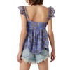 Free People Nala Printed Babydoll Cobalt Combo MD (Women's 8-10)