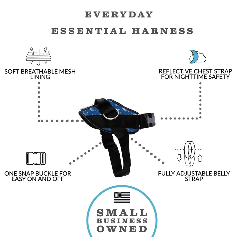 ShawnCo Essential Dog Harness, No-Pull Pet Vest with 3 Leash