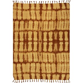 Wogeka - Sarong - Approx. 100 Models in Shop - Opaque Beach Towel Pareo Wrap Skirt Loop Stole Beige Brown Sar62
