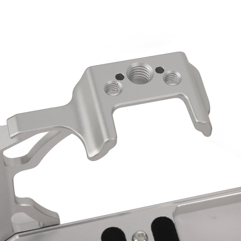 Camera Cage with Wood Handle Anodized Anti Slip Easy To