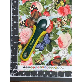 Butterflies & Roses Cotton Fabric by The Yard, 1 Yard PRECUTS
