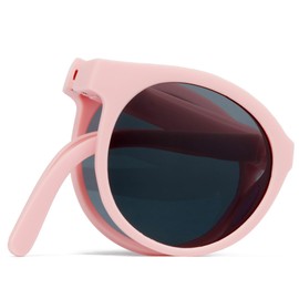 Cyxus Children's Sunglasses Foldable Fashion Polarised Sunglasses UV 400 for Driving Fishing Travel 6022, pink