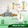 Natural Gas/Propane Grill Conversion Kits, Pressure Regulator Valve with Orifice
