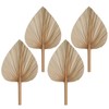 Rbenxia 4 Pieces Natural Dried Palm Leaves Heart Shape Boho