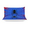 Spider Web Duvet Cover Sets (3 Piece) Cartoon Theme Blue