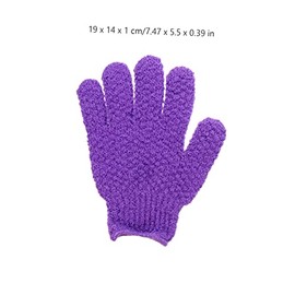 Housoutil 6pares Guantes Exfoliantes De Baño Para y Cuidado Corporal Remoción De Muerta Adecuados Para Mano Colores