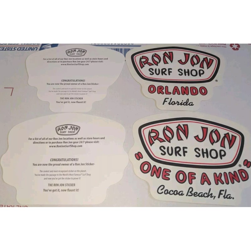 Ron Jon Surf Shop Lot of 4 Ron Jon Surf