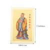 Operitacx Educational Brass Card Chinese Ornament Graduation Metal Card Respectful