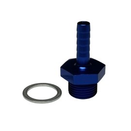 Mvated M18X1.5 Male To 5/16” 8mm straight Barb Hose Adapter Aluminum Fuel Fitting