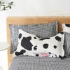 Cow Duvet Cover Kids Girls Black White Cow Print Bedding