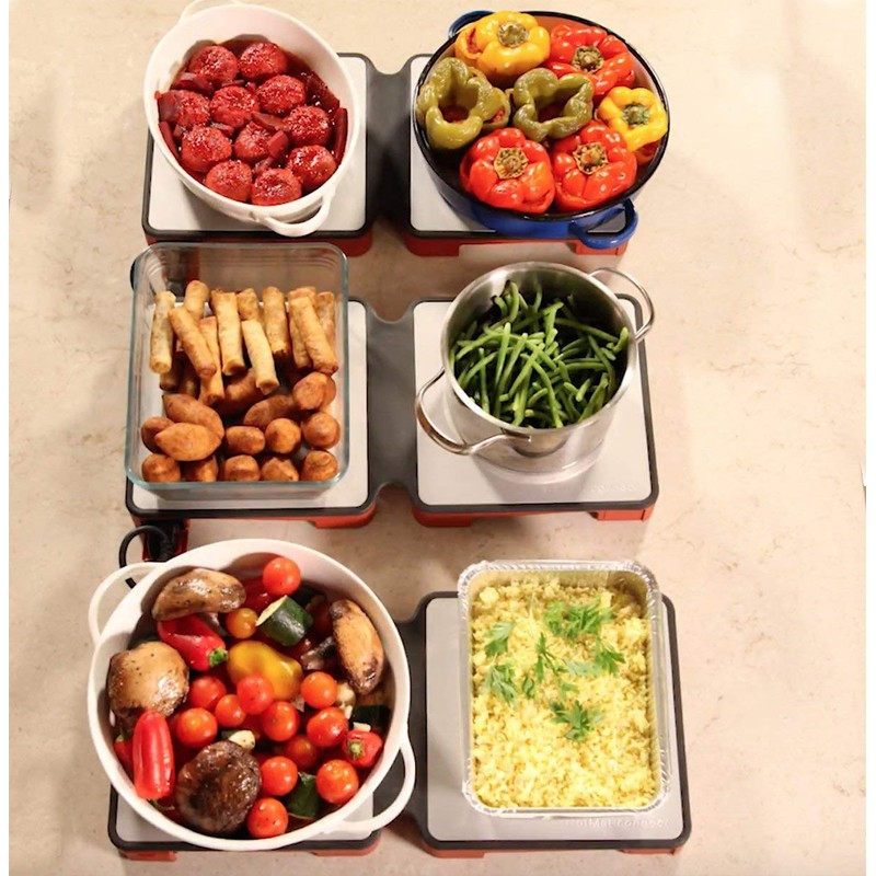 HotMat 2 Dish Connect Hot Plate (Rustic Red)